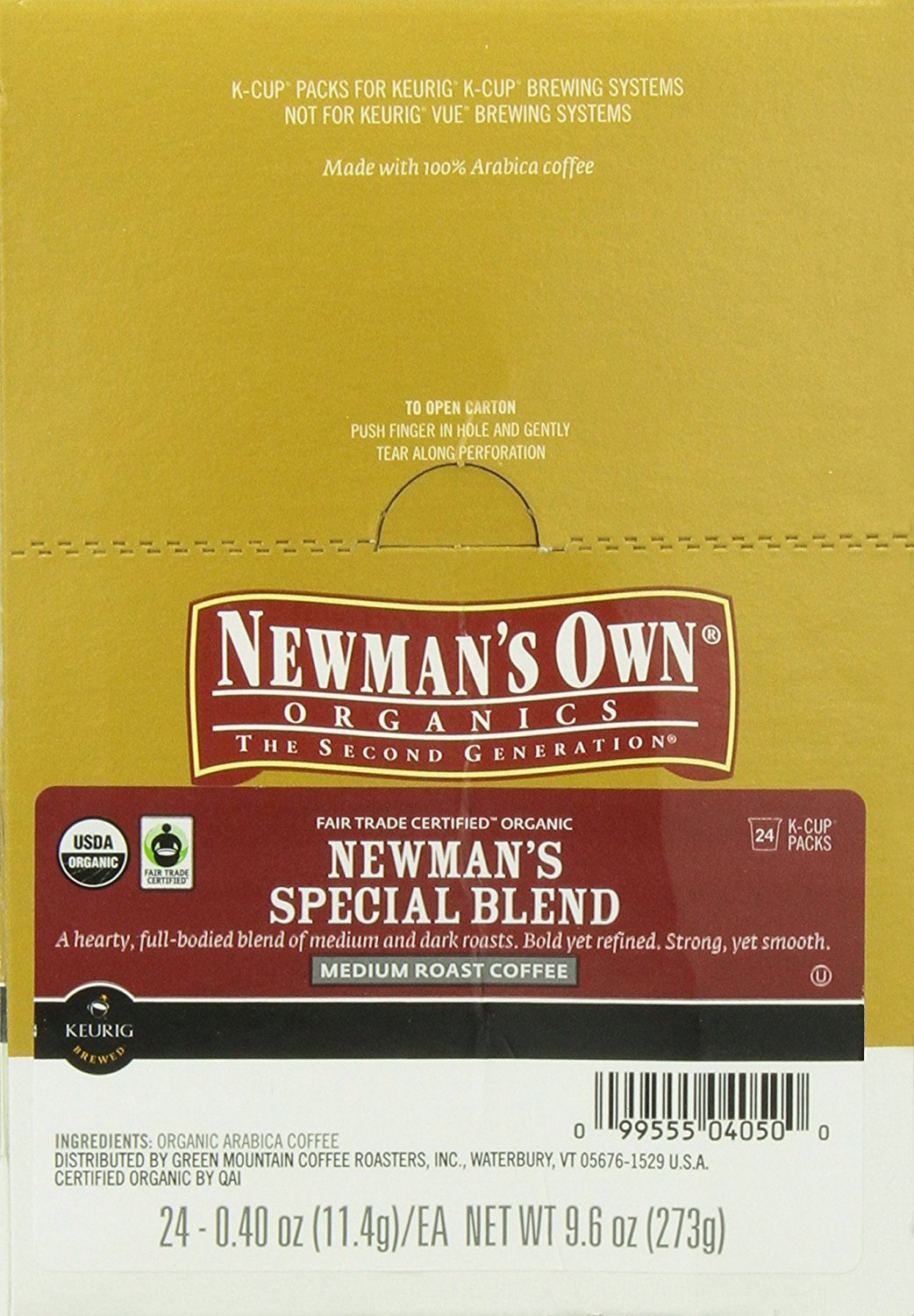Keurig K Cups, 108-Count Newman's Own Coffee Pods