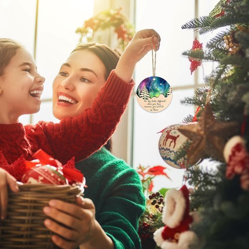 Hyturle Memorial Christmas Ornaments - Suncatcher Keepsake for Loss of Loved One | Sympathy Gift