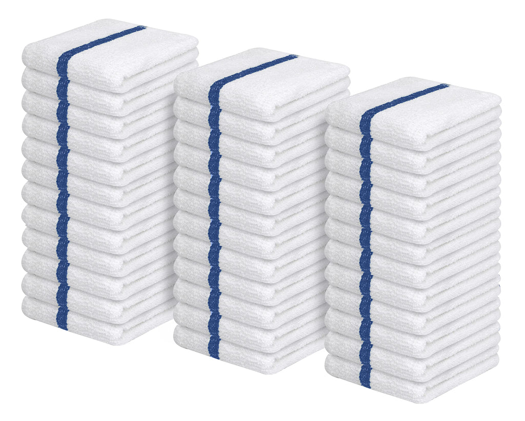 Avalon Towels Terry Bar Mop Towels (Value Pack of 36) Size 16"x19" – Absorbent and Durable, Multipurpose Cleaning Rags, Cotton Cleaning Cloths, Terry Cloth Rags, Reusable Shop Rag