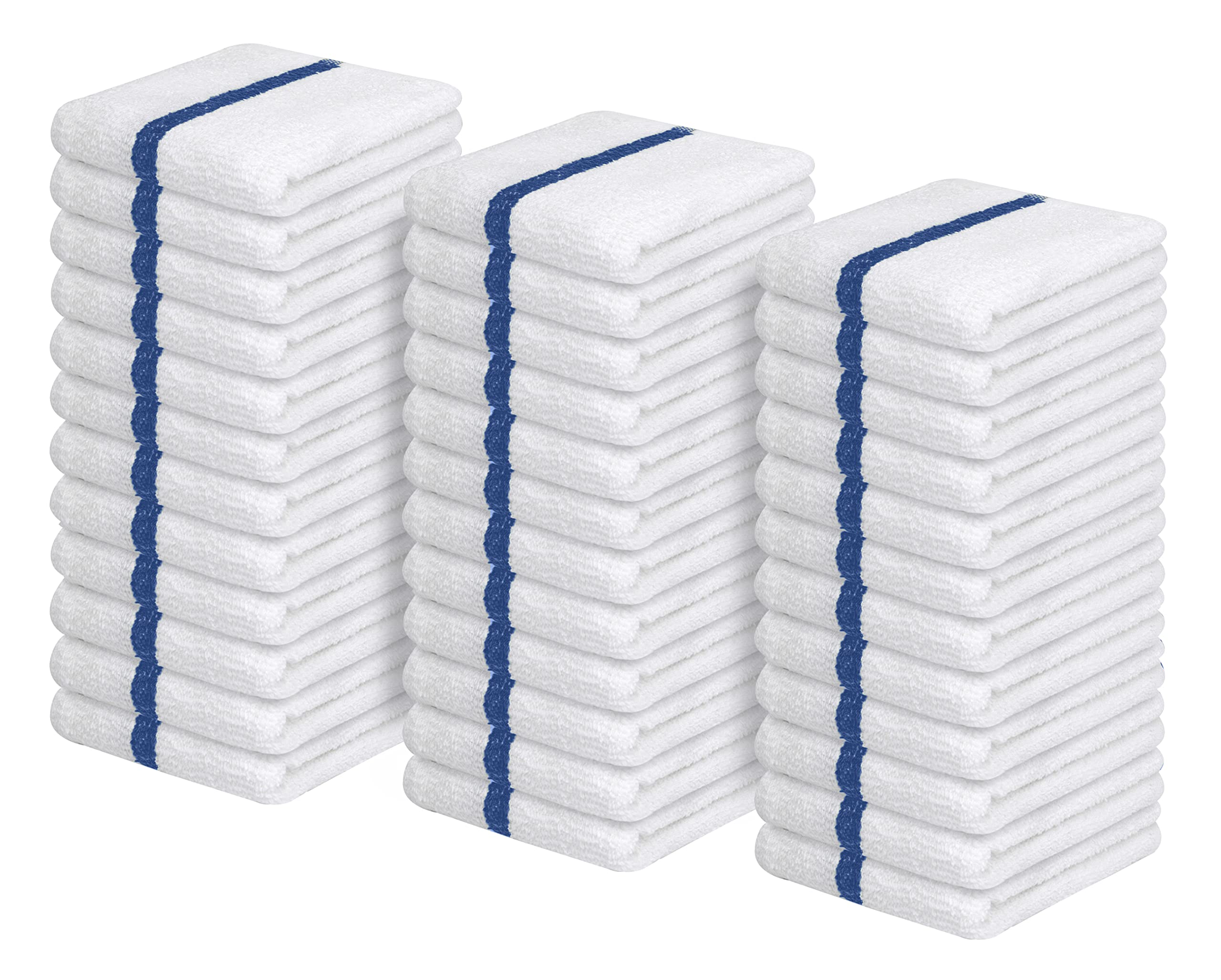 Avalon Towels Terry Bar Mop Towels (Value Pack of 36) Size 16"x19" – Absorbent and Durable, Multipurpose Cleaning Rags, Cotton Cleaning Cloths, Terry Cloth Rags, Reusable Shop Rag
