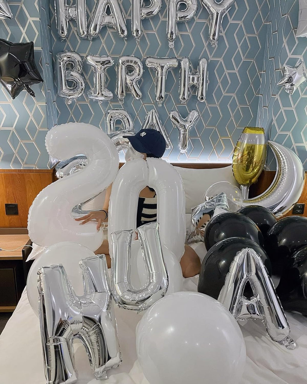 Translucent Number 60 Balloon by [Brand Name] - 40-Inch White Birthday Decoration for 60th Party