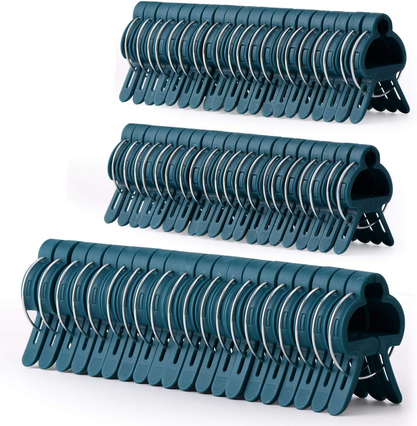 PERSZEN Plant Clips - 60PCS Reusable Garden Supports for Flowers, Vines & Vegetables | 2 Sizes