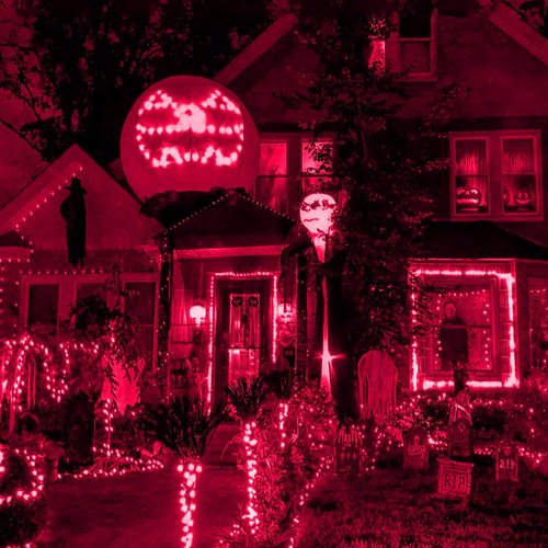 HISHINY LED Red Christmas Net Lights - 100 LED Connectable Indoor/Outdoor Mesh Decor | 5ft x 5ft