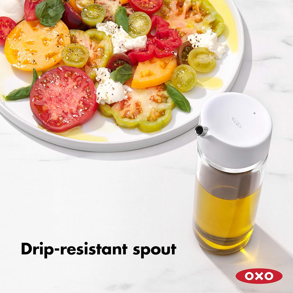 OXO Good Grips 12 oz Glass Oil Dispenser - Precision Pour Design for Easy Use