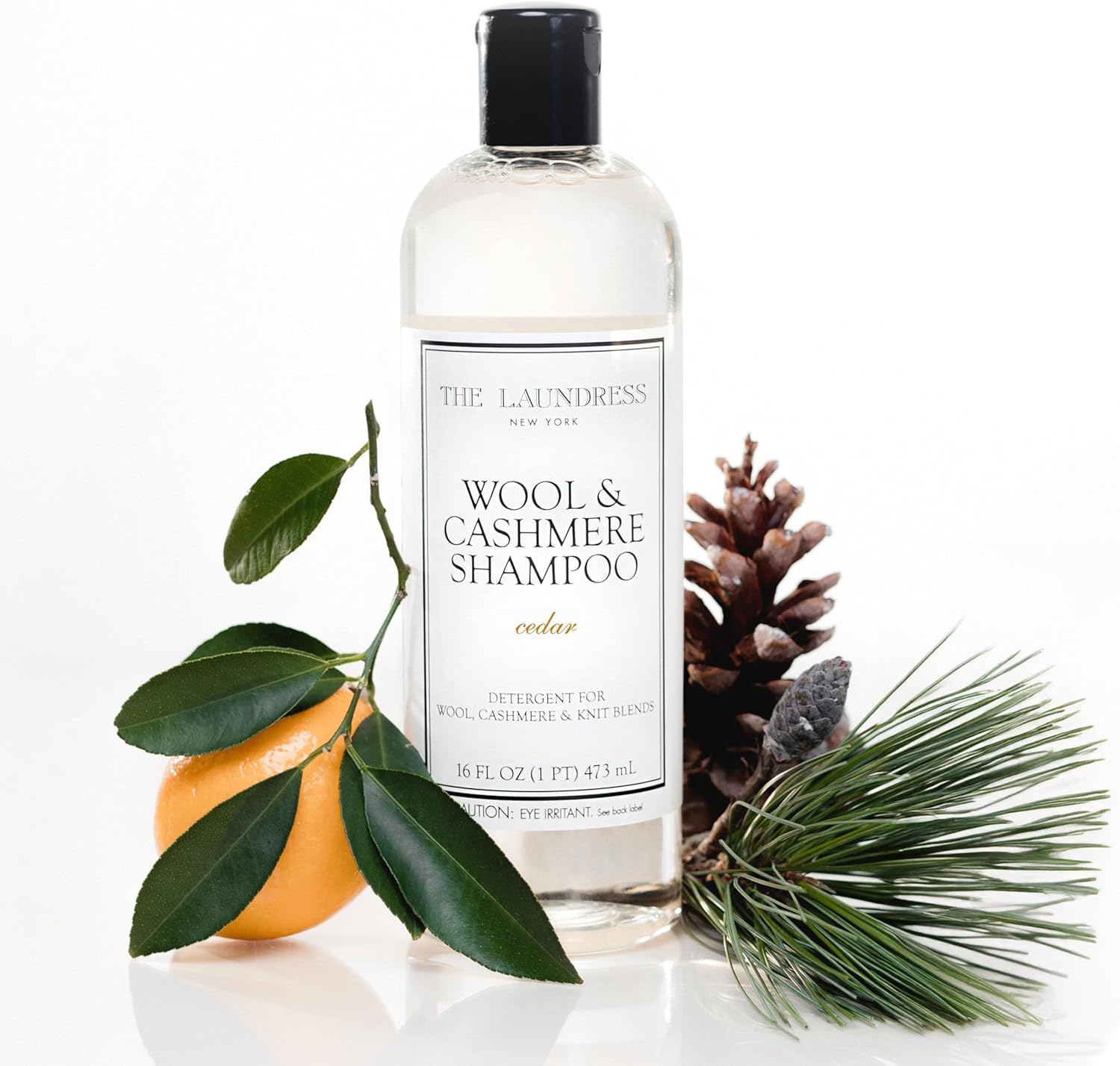 The Laundress Wool & Cashmere Shampoo - Concentrated Liquid Detergent for Delicate Fabrics | Cedar Scent, 31 Loads