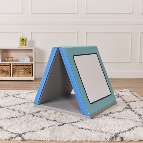 ECR4Kids SoftZone Folding Floor Mirror, Sensory Toy, Contemporary