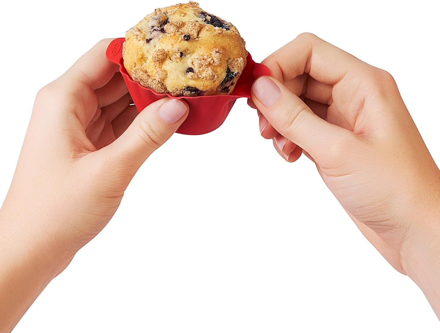 OXO Good Grips Silicone Baking Cups - Reusable, BPA-Free, Non-Stick | Pack of 12 Cupcake & Muffin Liners