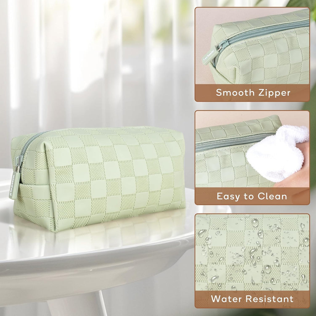 Newbealer Travel Storage Bag - Portable Waterproof Zipper Pouch for NB301 Iron | Lightweight Organizer in Stylish Green