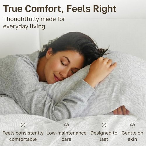 California Design Den King Size Cotton Sheet Set - 100% Soft Sateen, 400 TC, Deep Pockets | Crosshatch Taupish-Sage