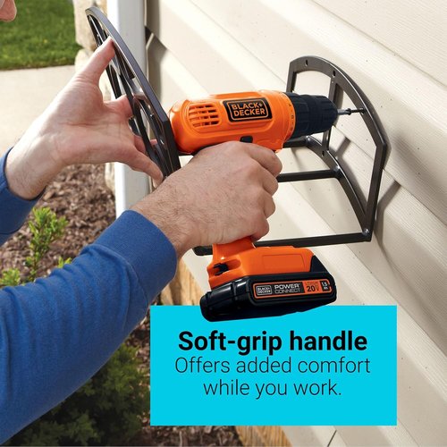 BLACK+DECKER 20V MAX POWERCONNECT Cordless Drill Driver - 30 Piece Bit Set, Battery & Charger Included