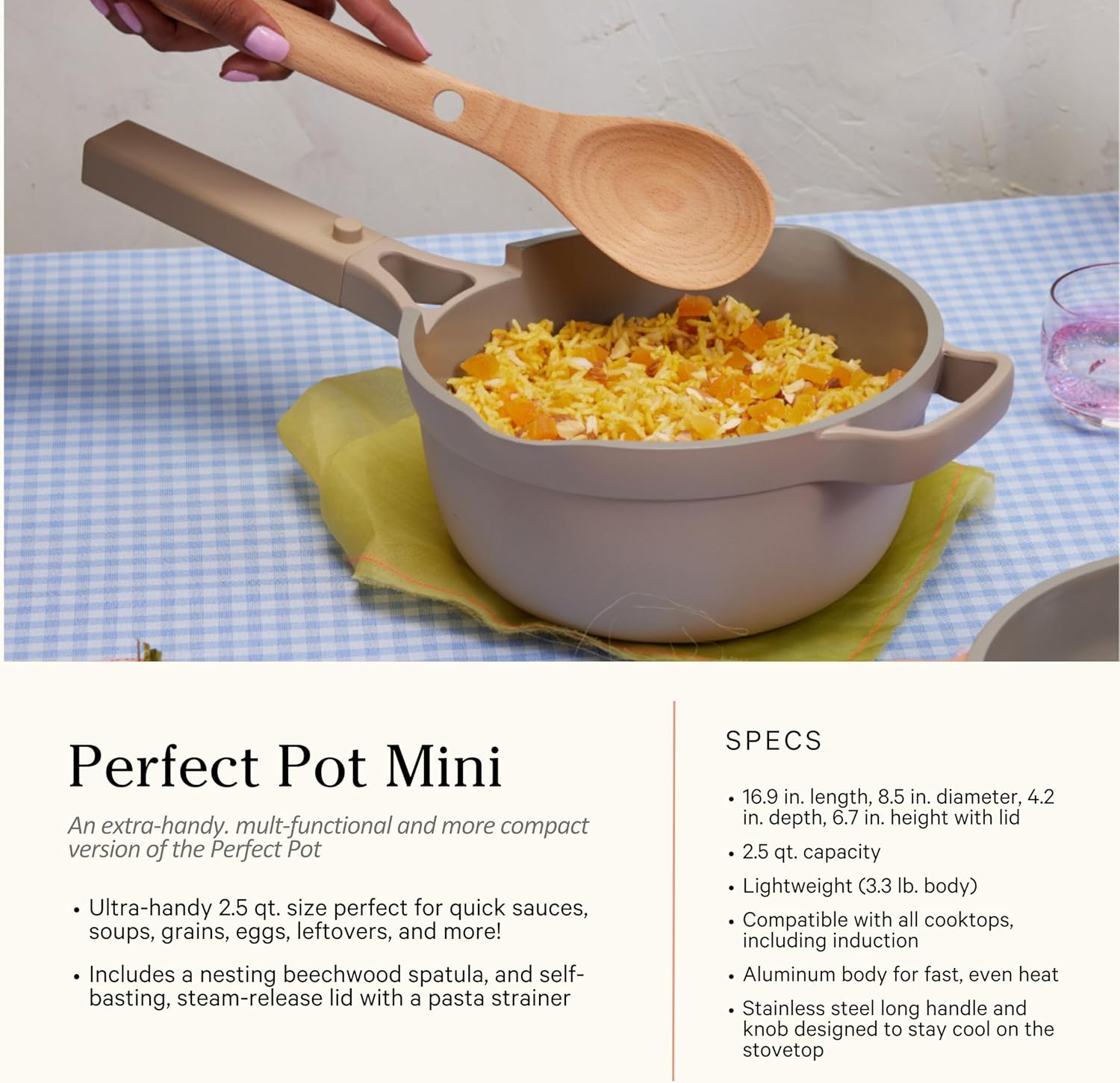 Our Place Cookware Set - 13-Piece Nonstick Kitchen Essentials | Toxin-Free, Heat Safe to 450°F | Blue Salt