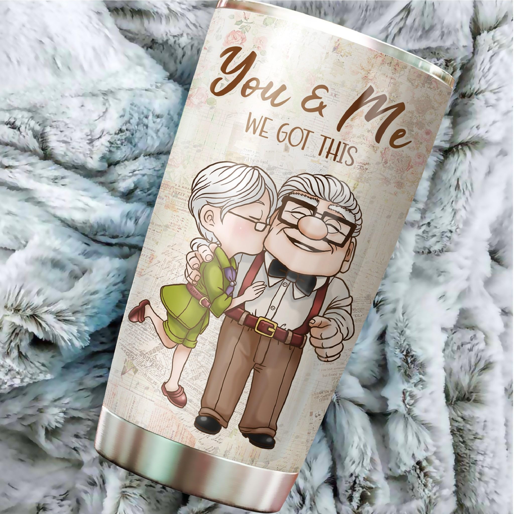 MARSANA Gifts for Her - Valentine Couple Cup - 20 Oz Tumbler
