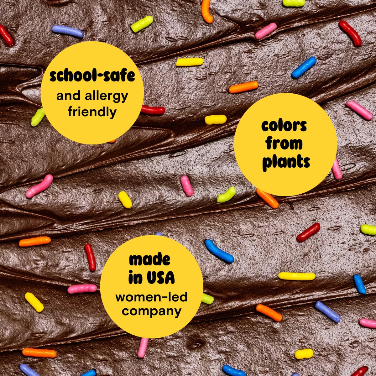 Supernatural Rainbow Softies Natural Sprinkles - Vegan, Gluten-Free, No Artificial Dyes | 3oz Made in USA