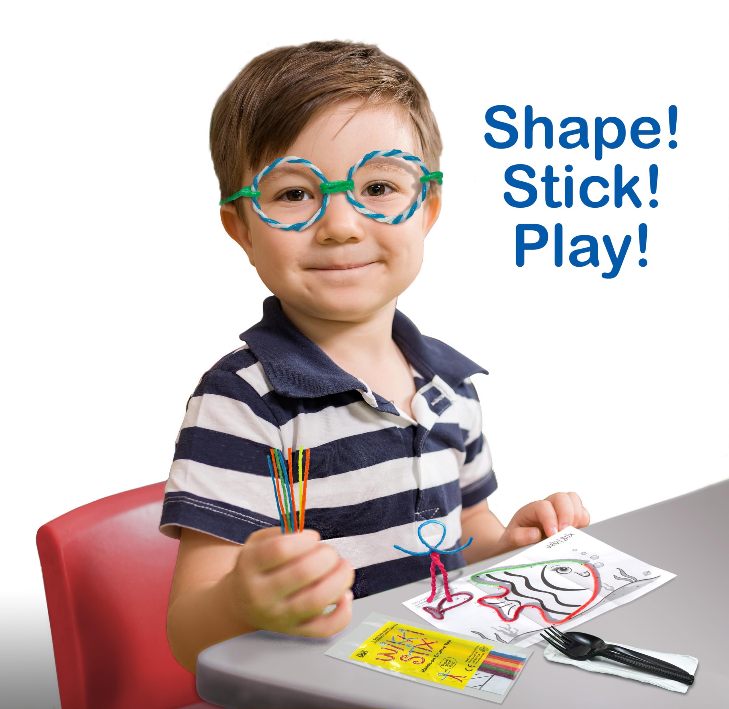 Wikki Stix Mini Play Paks, contains 100 individual paks! Great for parties, travel, classrooms, award/incentives, restaurants, and Christmas gift giving, Made in the USA
