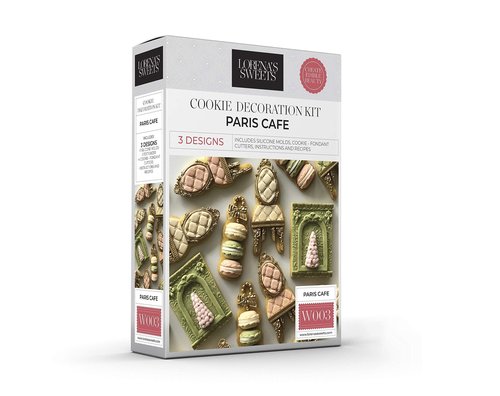 Lorena's Sweets Cookie Decoration Kit Paris Cafe