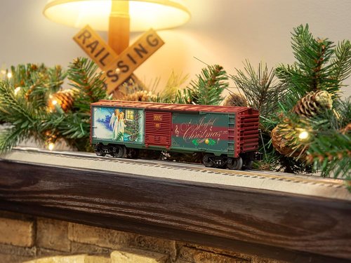 Lionel O Gauge Model Train Boxcar - 2025 Christmas Music Edition | Festive Design & Detail
