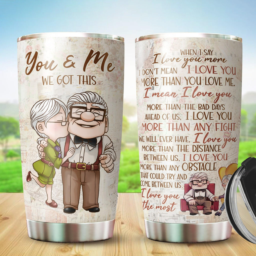 MARSANA Gifts for Her - Valentine Couple Cup - 20 Oz Tumbler