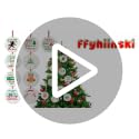 Christmas Vacation Hanging Ornaments - 9 Pack Festive Movie Decorations