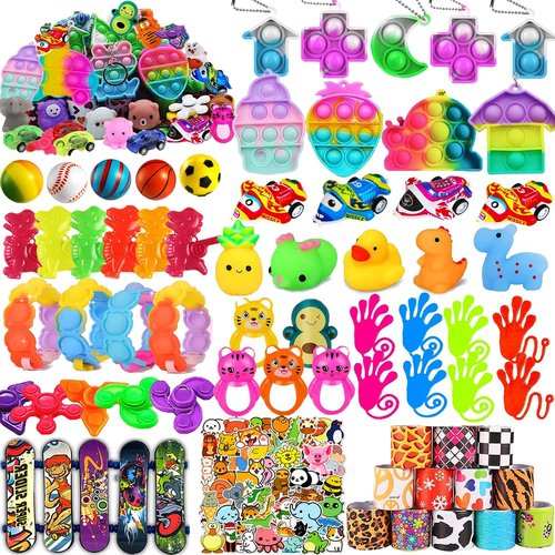 Dilycery 128 Pcs Party Favors - Treasure Box Toys for Kids | Perfect for Classroom Prizes & Goodie Bags