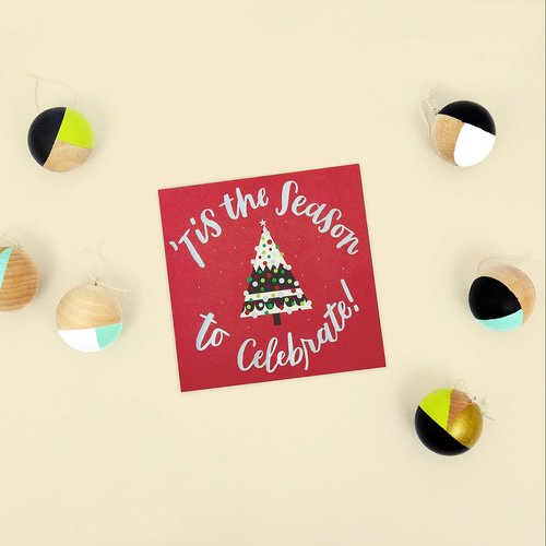 American Greetings Christmas & New Year's Card - Celebrate the Season with Joyful Wishes