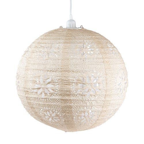 Allsop Soji Stella Boho Pearl Indoor/Outdoor 120V Pendant Light, Globe Shaped, 18x18 Inch