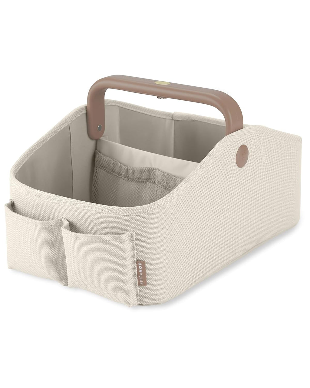 Skip Hop Diaper Caddy Organizer - Touch Sensor Night Light for Nursery | Oat Color