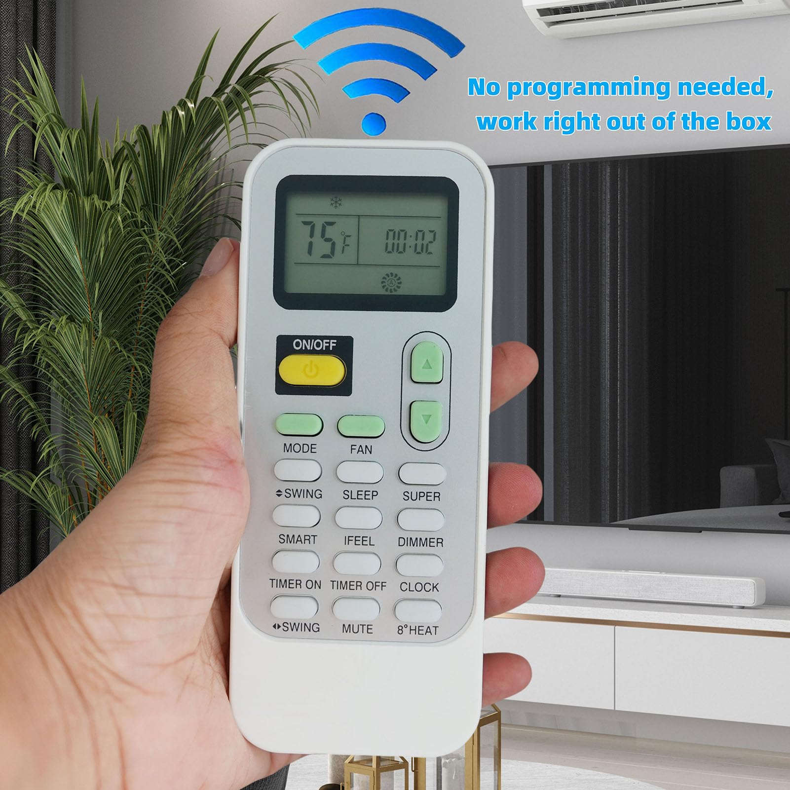 Replacement Remote Control for Air Con Air-Con Hisense Air Conditioner Remote Controller DG11J1-72