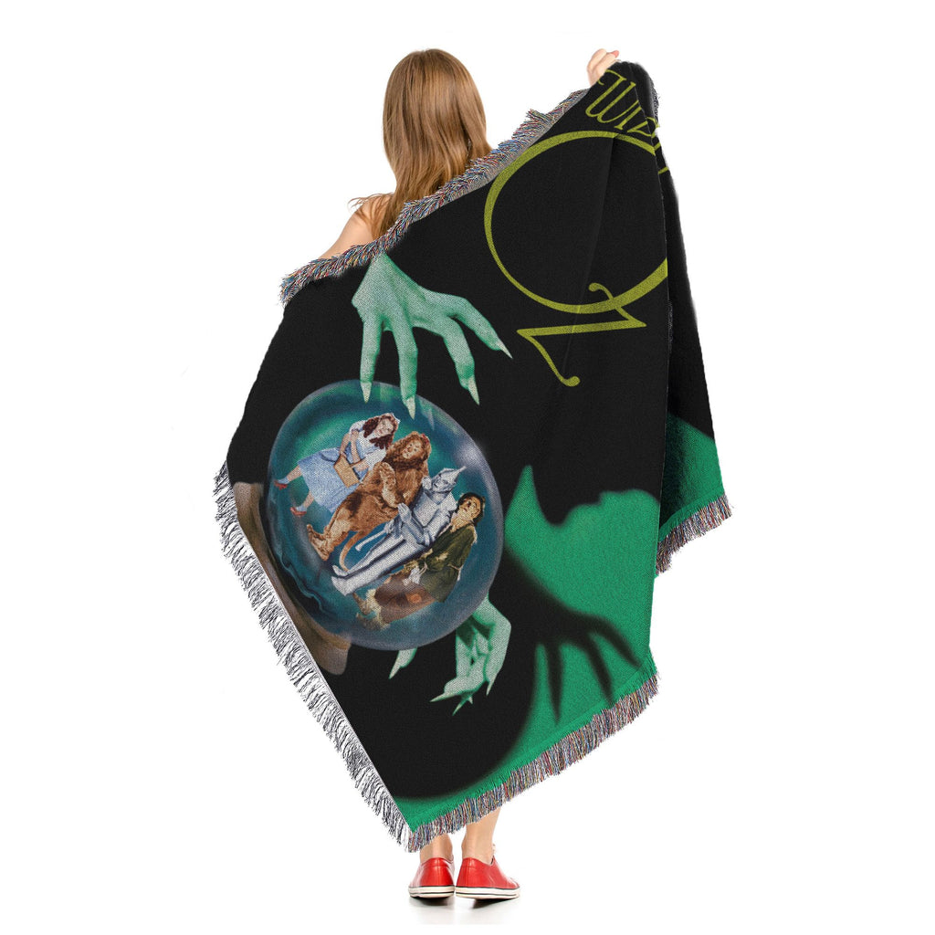 Northwest Wizard of Oz Woven Tapestry Throw Blanket, 48" x 60", Expecting Company