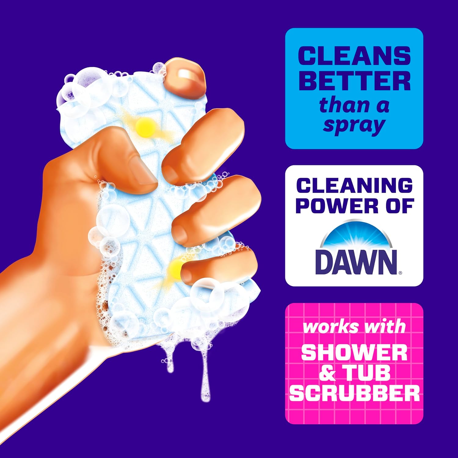 Mr. Clean Magic Eraser Sponge - Powerful Soap Scum Remover for Bathroom & Shower | 8 Count with Lemon Scent