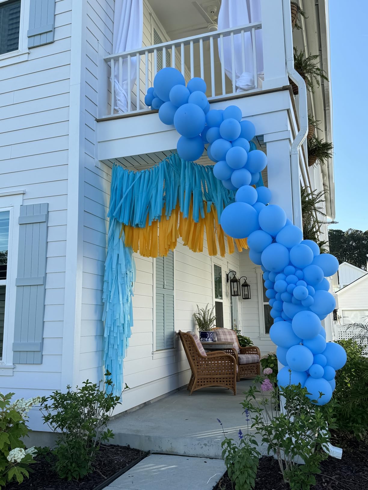 Zingnify Blue Balloons, 150 pcs Different Sizes Pack of 18 Inch 12 Inch 10 Inch 5 Inch Matte Blue Balloons for Balloon Garland Balloon Arch as Birthday Party Wedding Decorations