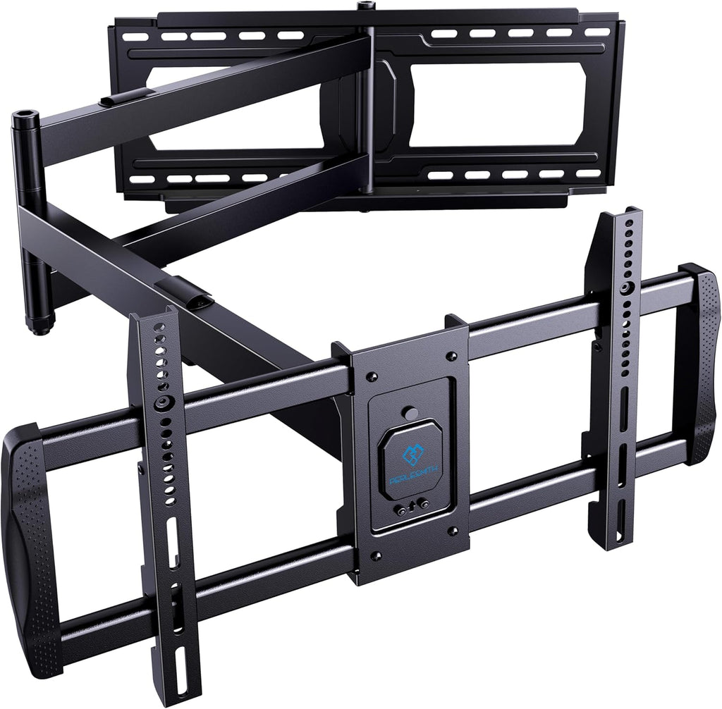 Perlesmith Long Arm TV Wall Mount - Full Motion Articulating Arm for 42-90 Inch TVs | Max VESA 800x400mm, 150 lbs Capacity