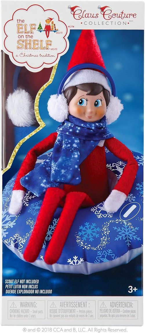 Elf on the Shelf - Claus Couture Collection Totally Tubular Snow Set | Holiday Fun & Festive Style