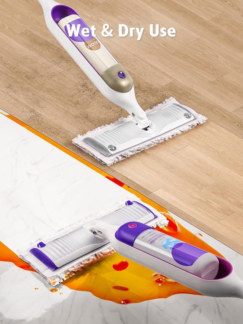 AIR U+ Disposable Power Mop Pads - 24 Pack Unscented 14-Layer Thickened Refills for Multi-Surface Cleaning