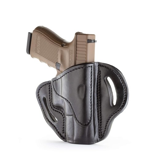 1791 GUNLEATHER G19 Holster - Right Hand OWB G19 Leather Holster for Belts - Fits Glock 19, 23, 26, 27, H&K VP40 and Springfield XDS