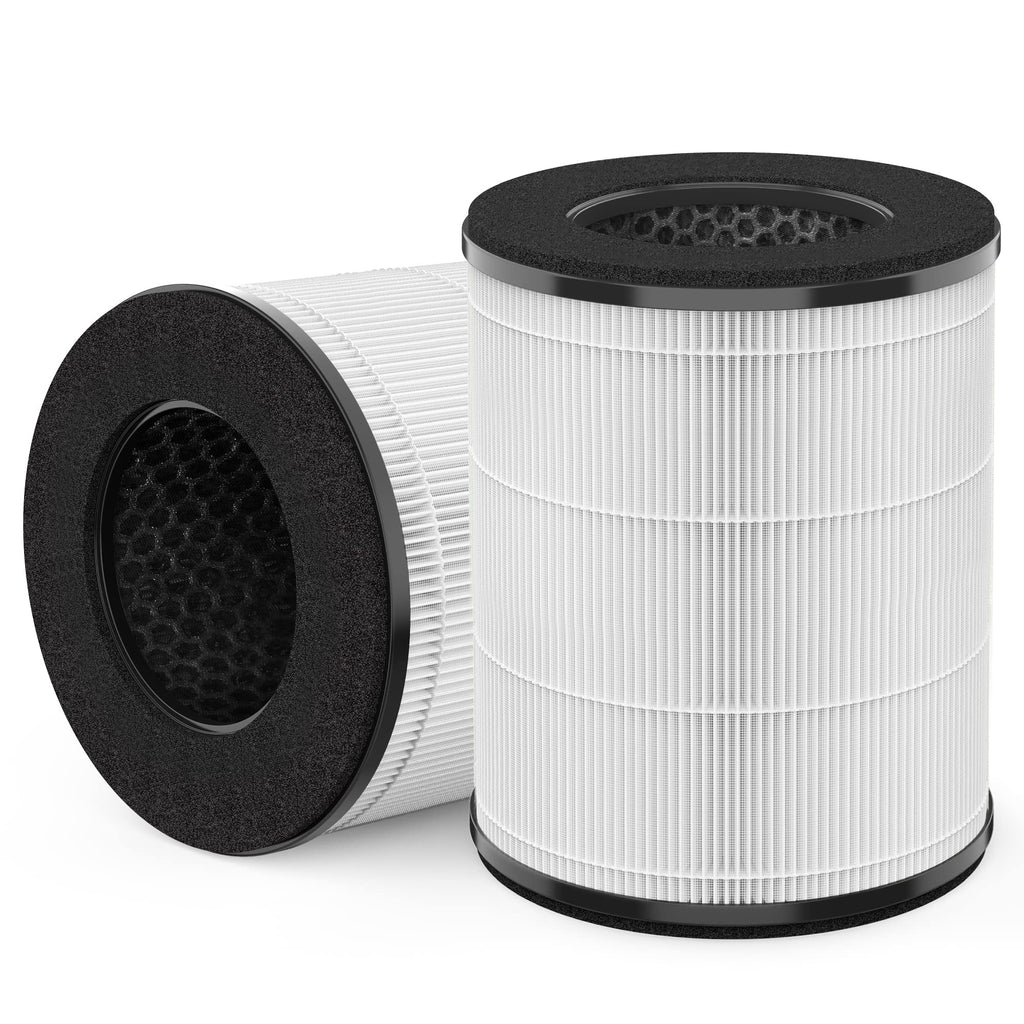 AP-T20 AP-T20FL Replacement Filters Compatible with Homedics Air Purifier Filter Replacement for Homedics Total Clean 3 in 1 Air Purifier Models AP-T20 and AP-T20W, 2-Pack