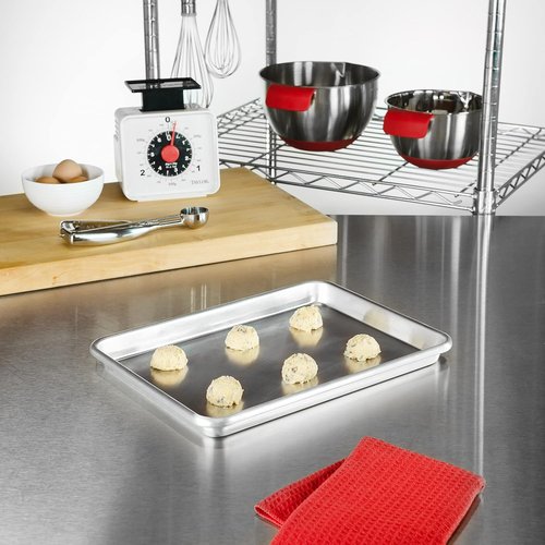 Fat Daddio's Quarter Sheet Pan - Natural Aluminum for Even Baking | Perfect for Home Chefs