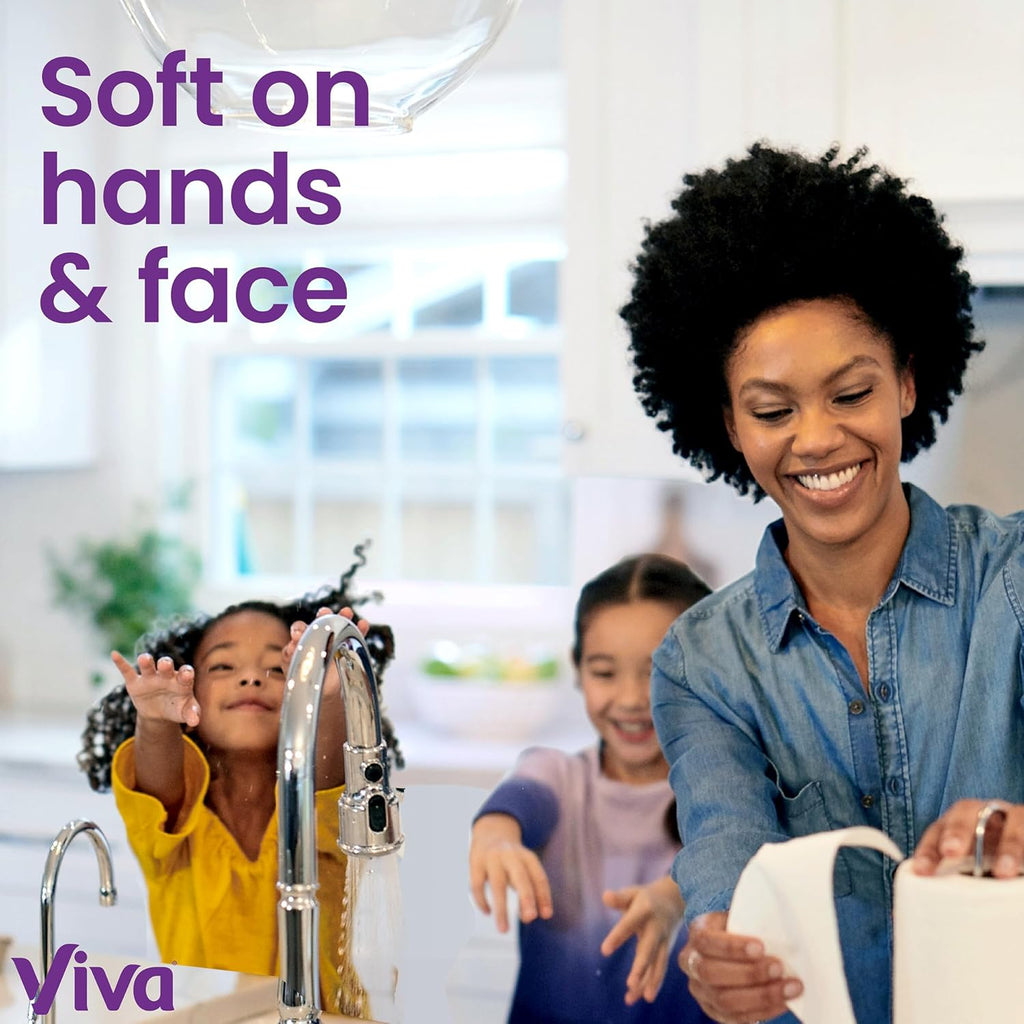 Viva Signature Cloth Paper Towels - 12 Triple Rolls with 141 Sheets Each for Superior Absorbency