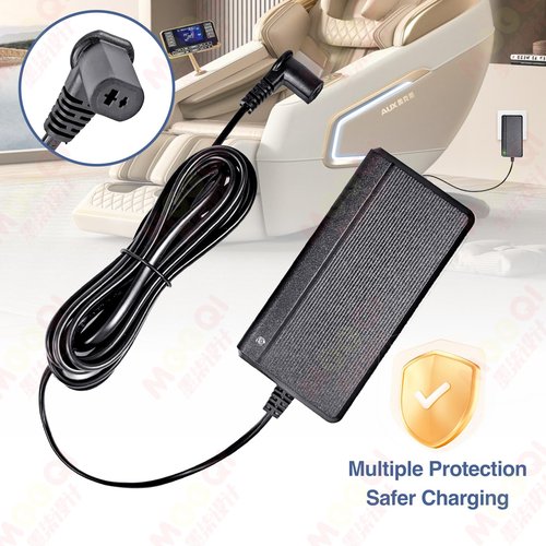 Recliner Chair Power Adapter with Extension L Shape Cable Cord for Lift Chair, Recliner Sofa, Recliner Couch, 29V Power Supply Compatible with Most Makes & Models FS2900-2000 ZB-H290020A-C ZBPOWER ﻿