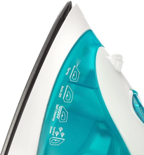 Dominion Advanced Steam Iron - Lightweight 1200W with Non-Stick Soleplate & Vertical Steam | Teal