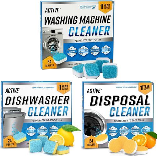 Appliance Refresh Bundle - Regine Switzerland Washing Machine & Dishwasher Cleaning Tablets | 12-Month Supply