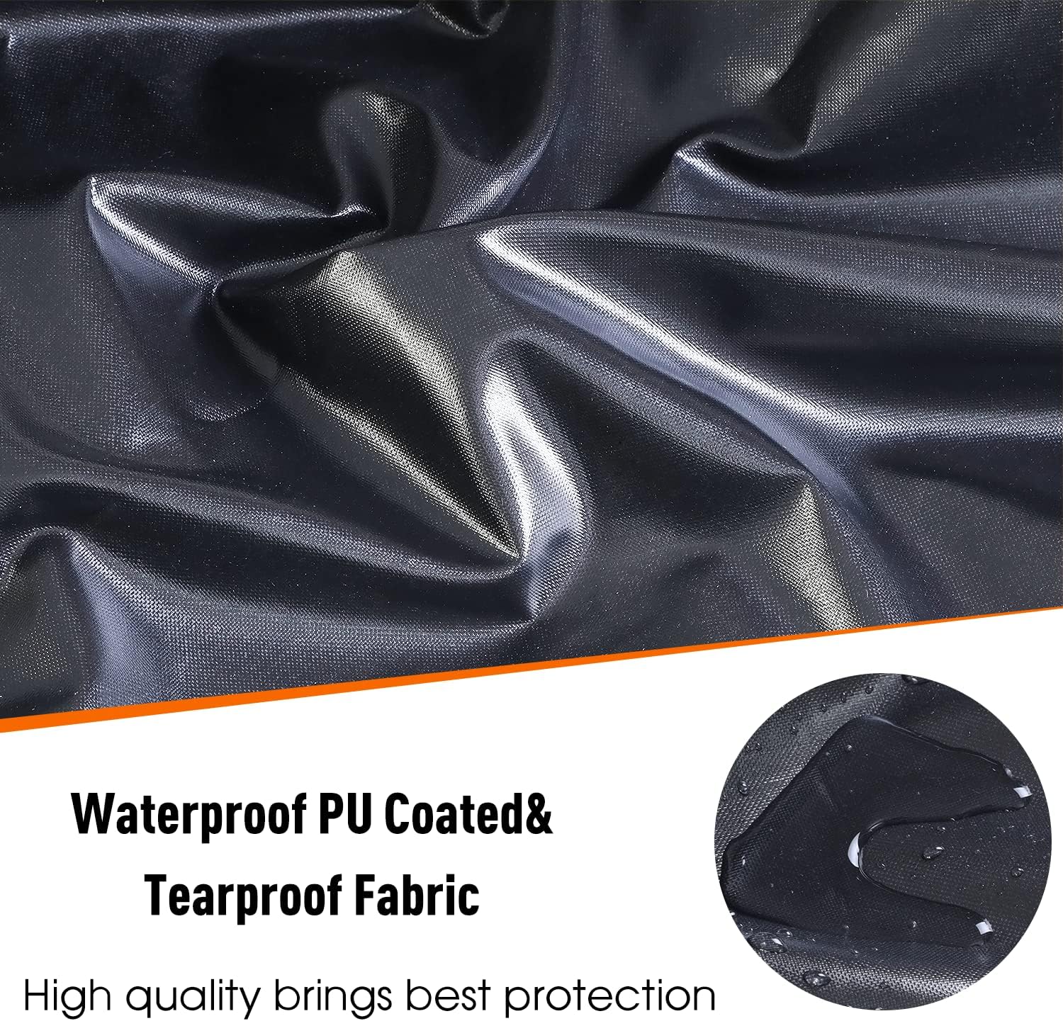 Ruimoy Outdoor Furniture Cover - Heavy Duty Waterproof Protection for Tables & Chairs | 108" L x 82" W x 27.9" H