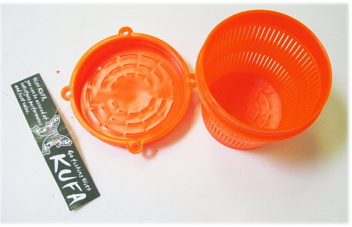 2-Pack of KUFA Sports Prawn Trap Accessory Combo, Ø1/4" x 400' Non-Lead Sinking line, 14" Float and Vented Bait Jar (SL4+F13Y+HB5) x2
