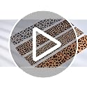 Alpinleux 10 Pcs Leopard Print Nail Art Transfer Stickers & Foils