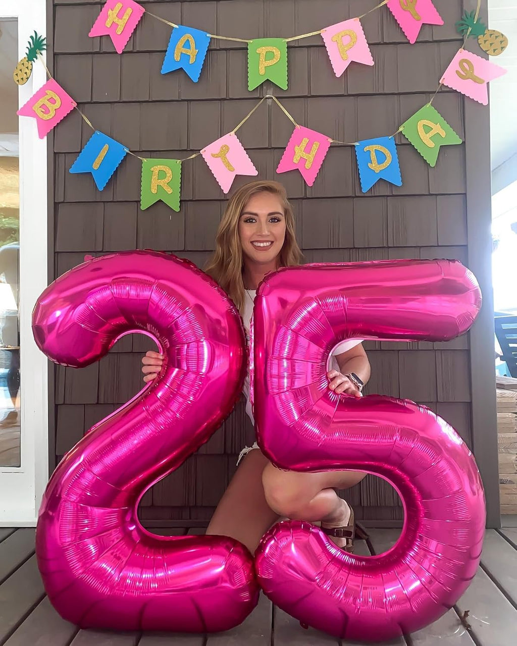 Number 2 Balloon - 40 Inch Hot Pink Birthday Decoration | Perfect for Second Birthday Party Supplies