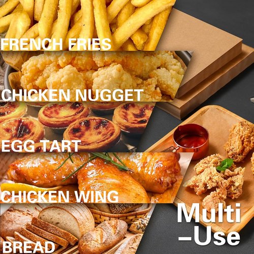 COSORI Mini Air Fryer Liners - 130 PCS Disposable Parchment Paper Baking Sheets for 2.1 Qt Air Fryer