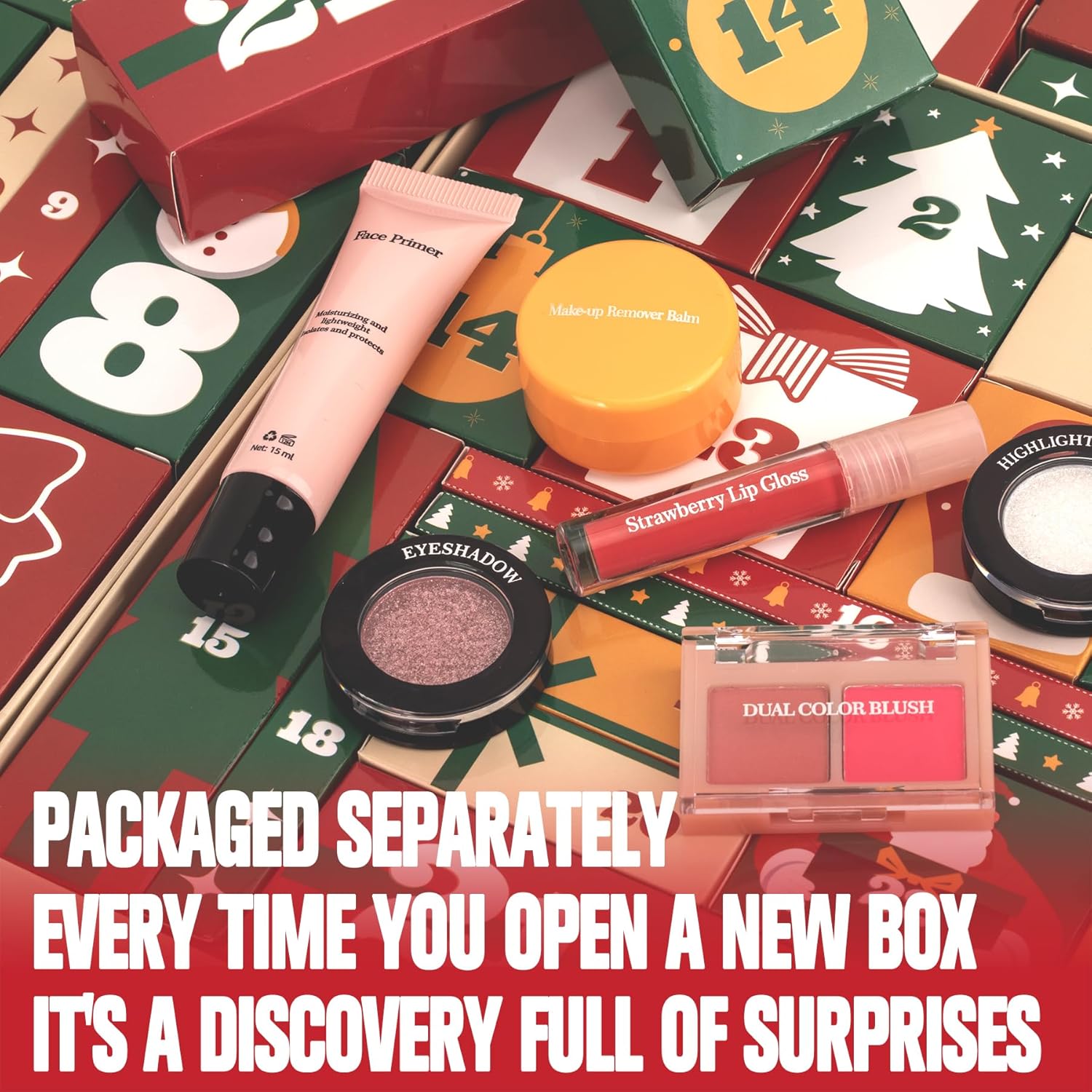 Skiennix Makeup Advent Calendar 2025 | 24 Days of Beauty Surprises for Teen Girls - Perfect Christmas Gift Set