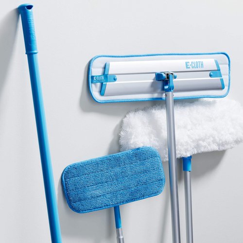 E-Cloth Deep Clean Microfiber Mop - Reusable Mop Pad for Home Cleaning, Hard Floors, Wood, Tile, or Laminate, Machine Washable, Use Wet for Cleaning or Dry for Dusting, No Refills or Spray Needed