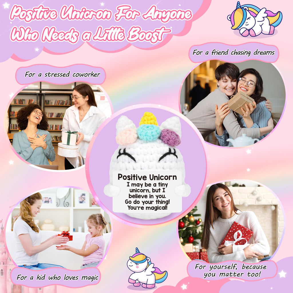 Positive Unicorn Teen Girl Gifts Trendy Stuff Birthday Back to School Gifts for Students Girls Appreciation Gift for Boss Lady Nurse Teacher Christmas Stress Relief Gift for Women Coworkers Friend