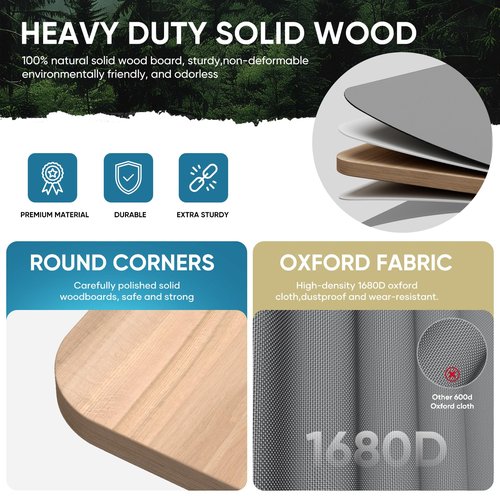 JASMINELOVER Bunkie Board Twin Size 38"x75" Bed Boards for Under Mattress - Heavy Duty Reinforced Wood Support Board with Anti-Sag Design, Fits Metal Frames/Platform Beds/Sleeper Sofas