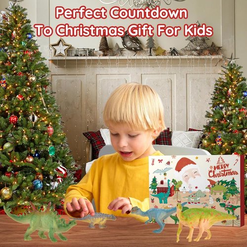 Advent Calendars 2025 - Kids Dinosaur Toys | 24-Day Countdown Gift for Boys & Girls Ages 3-6